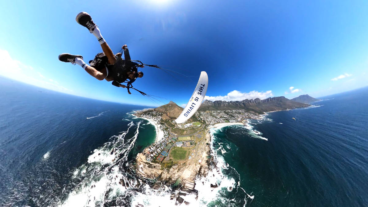 Paragliden in Kaapstad